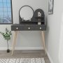 HANAH HOME Sto za šminkanje Ruges Anthracite - slika 3