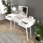 HANAH HOME Sto za šminkanje Lal White - slika 1