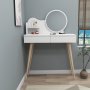 HANAH HOME Sto za šminkanje Gutty White - slika 3