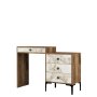 HANAH HOME Sto za šminkanje Lizbon 552 Walnut White - slika 4