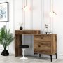 HANAH HOME Sto za šminkanje Lizbon 553 Walnut - slika 2