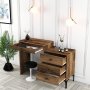 HANAH HOME Sto za šminkanje Lizbon 553 Walnut - slika 3