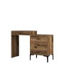 HANAH HOME Sto za šminkanje Lizbon 553 Walnut - slika 4