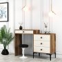 HANAH HOME Sto za šminkanje Lizbon 554 Walnut Cream - slika 2