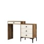 HANAH HOME Sto za šminkanje Lizbon 554 Walnut Cream - slika 4