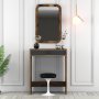 HANAH HOME Sto za šminkanje Lizbon Mirror Walnut Anthracite - slika 1