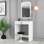 HANAH HOME Sto za šminkanje Lizbon Mirror White - slika 2
