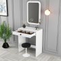 HANAH HOME Sto za šminkanje Lizbon Mirror White - slika 3