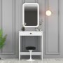 HANAH HOME Sto za šminkanje Lizbon Mirror White - slika 1