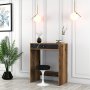 HANAH HOME Sto za šminkanje Lizbon Walnut Black Marble - slika 2