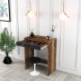 HANAH HOME Sto za šminkanje Lizbon Walnut Black Marble - slika 3