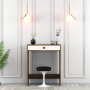 HANAH HOME Sto za šminkanje Lizbon Walnut White - slika 1