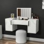HANAH HOME Sto za šminkanje Mercan Calacatta Marble - slika 2