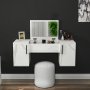 HANAH HOME Sto za šminkanje Mercan Calacatta Marble - slika 1