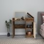 HANAH HOME Sto za šminkanje Sedef Light Walnut Beige - slika 3