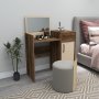 HANAH HOME Sto za šminkanje Sedef Light Walnut Beige - slika 1