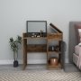 HANAH HOME Sto za šminkanje Sedef Light Walnut Anthracite - slika 3