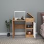 HANAH HOME Sto za šminkanje Sedef Atlantic Pine White - slika 3