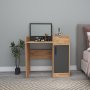 HANAH HOME Sto za šminkanje Sedef Atlantic Pine Anthracite - slika 2