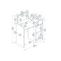 HANAH HOME Sto za šminkanje Sedef Atlantic Pine Anthracite - slika 5