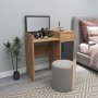 HANAH HOME Sto za šminkanje Sedef Atlantic Pine Anthracite - slika 1