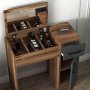 HANAH HOME Sto za šminkanje Inci Light Walnut Anthracite - slika 3