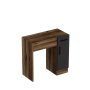 HANAH HOME Sto za šminkanje Inci Light Walnut Anthracite - slika 5