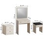 HANAH HOME Sto za šminkanje Nice Travertine - slika 5