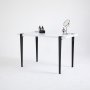 HANAH HOME Sto za šminkanje Elaea WhiteBlack - slika 2