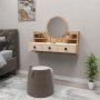 HANAH HOME Sto za šminkanje Polina Atlantic Pine Beige - slika 1