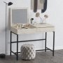 HANAH HOME Sto za šminkanje Linda Travertine - slika 2