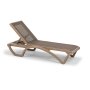 HANAH HOME Ležaljka Royal Mesh Sunlounger Cappuccino - slika 1