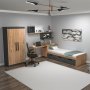 HANAH HOME Dečija soba Akser Group Atlantic Pine Anthracite - slika 1