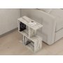 HANAH HOME Pomoćni stočić Zet Freesia Marble - slika 3