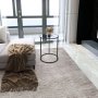 HANAH HOME Pomoćni stočić Alya Tekli Black Glass - slika 3