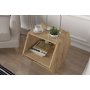 HANAH HOME Pomoćni stočić Kipera Oak Black - slika 2