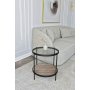 HANAH HOME Pomoćni stočić Nord Transparent Antique Pine - slika 3