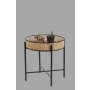 HANAH HOME Pomoćni stočić Kolezyum 45 Black - slika 1