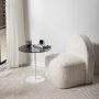 HANAH HOME Pomoćni stočić Chill Out White Dark Grey - slika 1