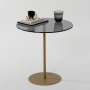 HANAH HOME Pomoćni stočić Chill Out Gold Dark Grey - slika 3