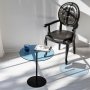 HANAH HOME Pomoćni stočić Chill Out Black Blue - slika 2