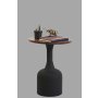 HANAH HOME Pomoćni stočić Netha 1054 Walnut Black - slika 1