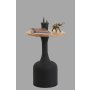 HANAH HOME Pomoćni stočić Netha 1054 Natural Black - slika 1