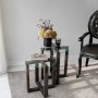 HANAH HOME Pomoćni stočići Amalfi Anthracite - slika 2
