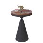 HANAH HOME Pomoćni stočić Kule Walnut Black - slika 2