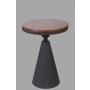 HANAH HOME Pomoćni stočić Kule Walnut Black - slika 3