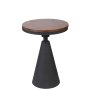 HANAH HOME Pomoćni stočić Kule Walnut Black - slika 4