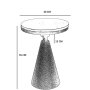 HANAH HOME Pomoćni stočić Kule Walnut Black - slika 5