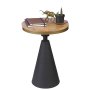 HANAH HOME Pomoćni stočić Kule Natural Black - slika 2