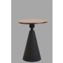 HANAH HOME Pomoćni stočić Kule Black Walnut - slika 3